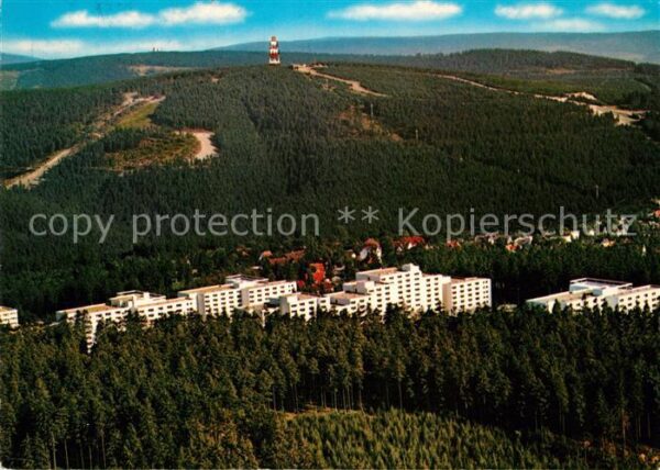 Hahnenklee-Bockswiese Harz Fliegeraufnahme Bocksberg