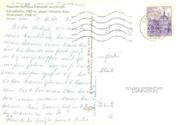 Dobratsch Kaernten Appartementhaus Edelweiss Enzian Kanzel – Bild 2