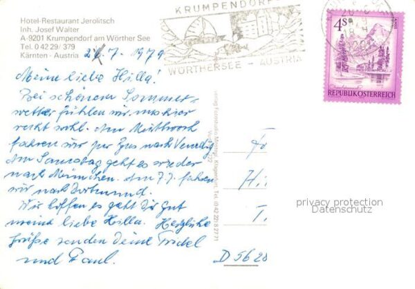 Krumpendorf Woerthersee Hotel Jerolitsch – Bild 2
