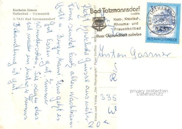Bad Tatzmannsdorf Burgenland Kurheim Simon – Bild 2