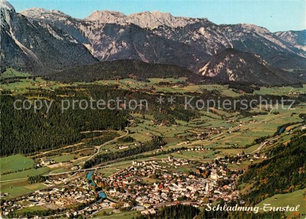 Schladming Obersteiermark Fliegeraufnahme Ennstal Dachsteinstrass