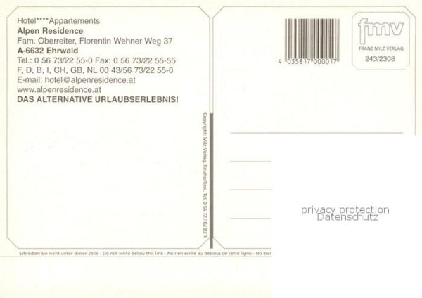 Ehrwald Tirol Hotel Alpen Residence – Bild 2
