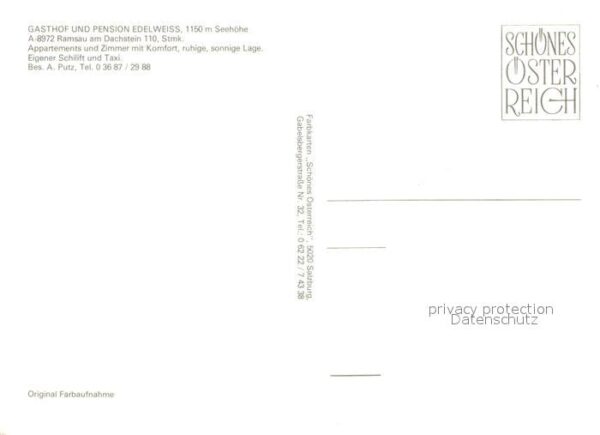 Ramsau Dachstein Steiermark Gasthof Edelweiss – Bild 2