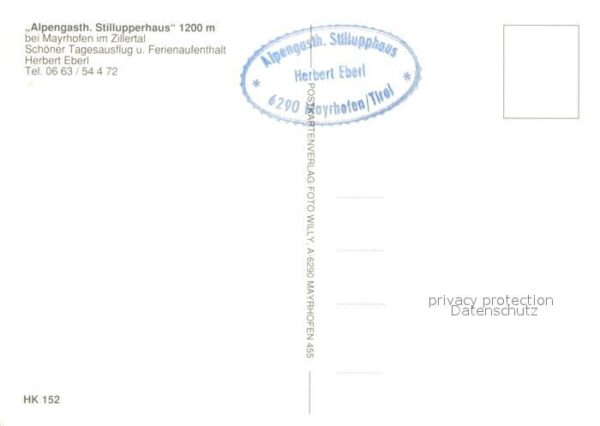 Mayrhofen Zillertal Alpengasthof Stillupperhaus – Bild 2