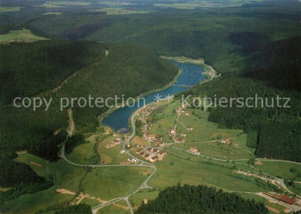 Seewald Erzgrube Nagoldtalsperre Fliegeraufnahme