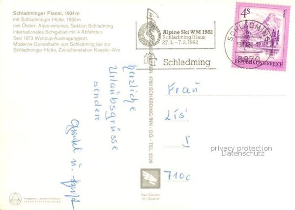 Schladmingerhuette Fliegeraufnahme Planai Klafferkessel – Bild 2
