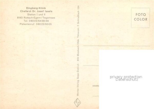 Rottach-Egern Ringberg-Klinik – Bild 2