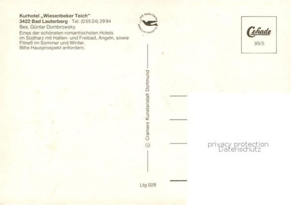 Bad Lauterberg Kurhtoel Wiesenbeker Teich – Bild 2