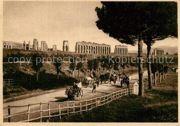 Roma Rom Acquedotto di Claudio sulla Via Appia N