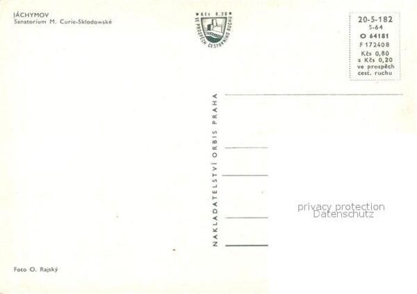 Jachymov Sanatorium M. Curie-Sklodowske – Bild 2