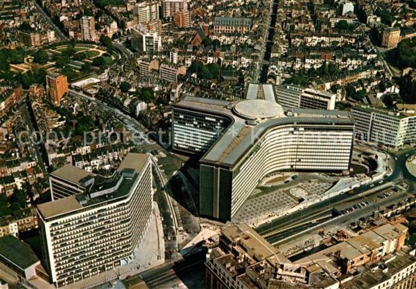 Bruxelles Bruessel Fliegeraufnahme Gebäude Europäischen Ge