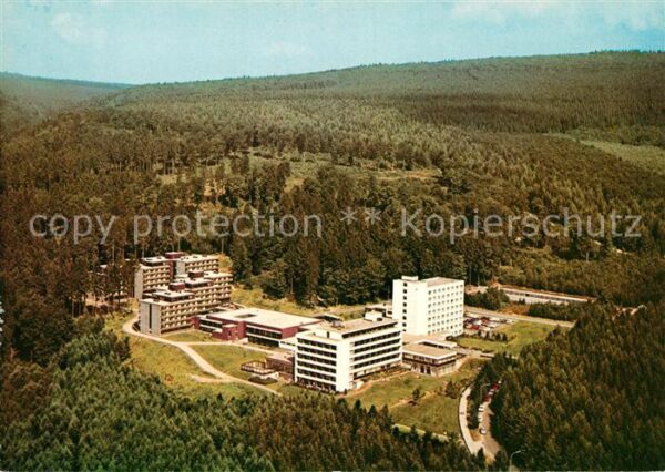 Weiskirchen Saar Fliegeraufnahme Hochwald-Sanatorium Bär