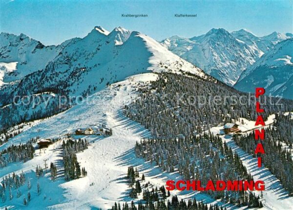 Schladming Obersteiermark Fliegeraufnahme Planai Schladminger Hüt