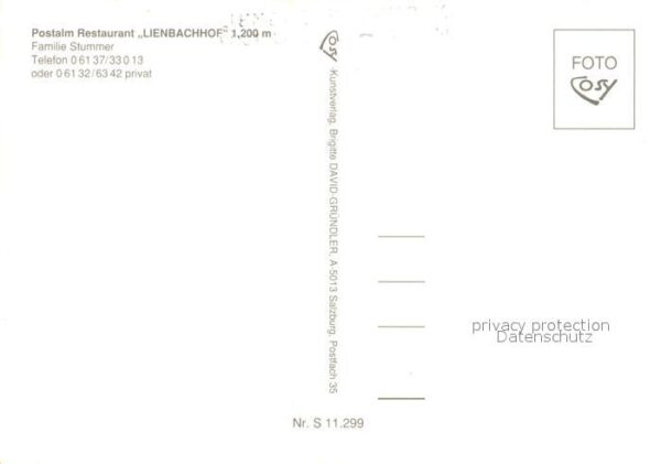 Abtenau Postalm Restaurant Lienbachhof – Bild 2