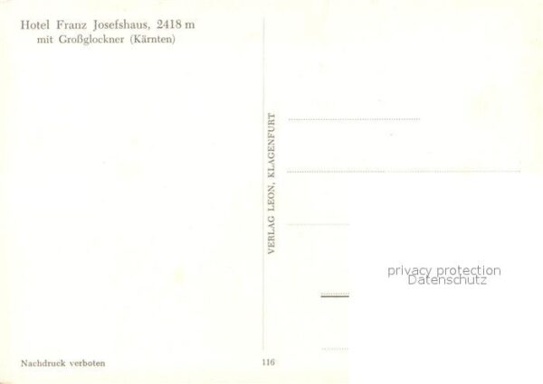 Grossglockner Hotel Franz Josefshaus – Bild 2