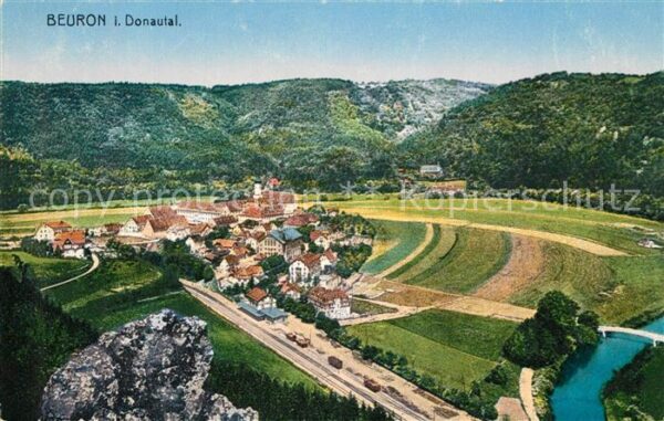 Beuron Donautal Panorama Schwäbische Alb