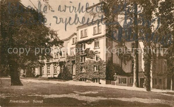 Friedrichsruh Aumuehle Schloss