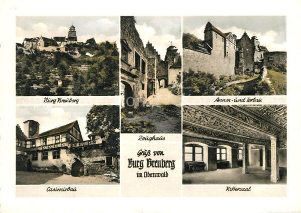 Breuberg Teilansichten der Burg Casimirbau Zeugh