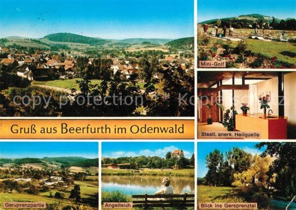 Beerfurth Landschaftspanorama Erholungsort Minigo