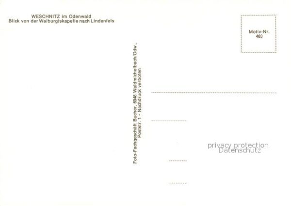 Weschnitz Blick von der Walburgiskapelle nach Lin – Bild 2