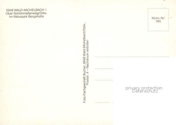 Ober-Schoenmattenwag Landschaftspanorama Naturpark Bergstras – Bild 2