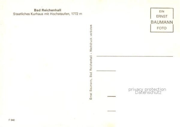 Bad Reichenhall Staatliches Kurhaus mit Hochstaufen Chi – Bild 2