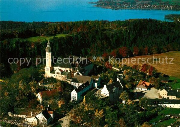 Andechs Kloster mit Blick auf Ammersee Fliegera