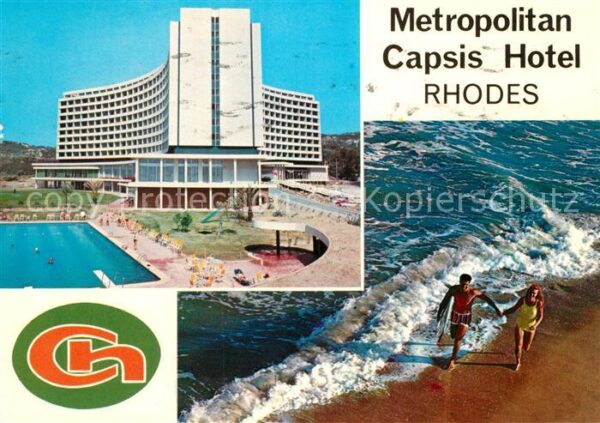 Rhodos Rhodes Aegaeis Metropolitan Capsis Hotel Swimming Pool