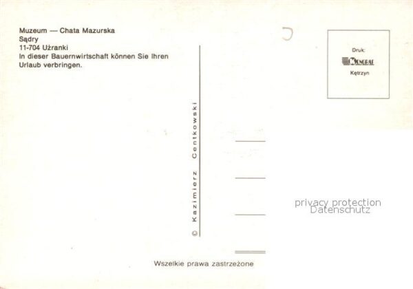 Sadry Polen Muzeum Chata Mazurska – Bild 2