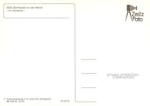 Bernkastel-Kues Marktplatz Altstadt Fachwerkhäuser – Bild 2