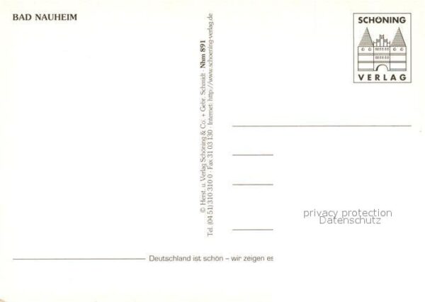 Bad Nauheim Thermal Solebewegungsbad Stadtpanorama – Bild 2