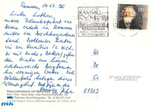 Ramsau Berchtesgaden Gästehaus Pension Haus Lattenbach mit R – Bild 2
