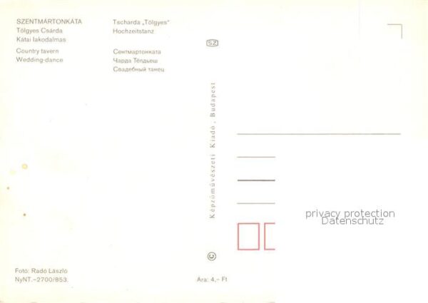 Szentmartonkata Tölgyes Csarda Taverne Restaurant Hochz – Bild 2