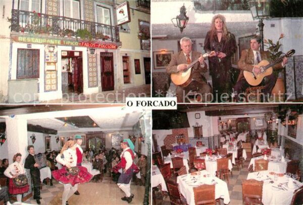 Lisboa O Forcado Restaurante tipico Musik Tanz