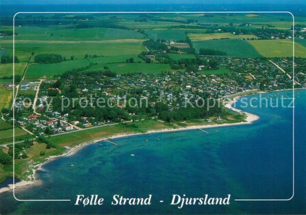 Foelle Strand Fliegeraufnahme
