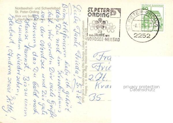 St Peter-Ording Nordseeheilbad Schwefelbad Fliegeraufna – Bild 2