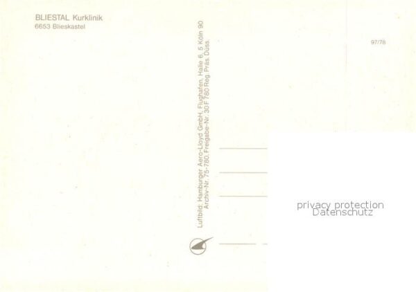 Blieskastel Bliestal Kurklinik Fliegeraufnahme – Bild 2