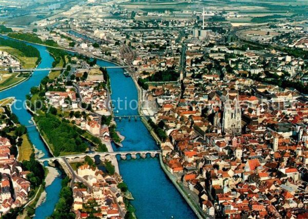 Regensburg 2000jährige Stadt an der Donau Fliegera