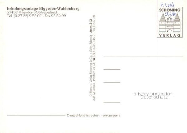 Attendorn Erholungsanlage Biggesee Waldenburg Cam – Bild 2