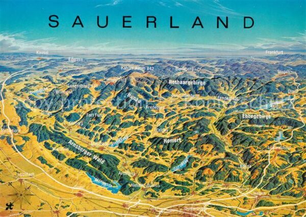 Winterberg Hochsauerland Sauerland aus der Vogelperspektive