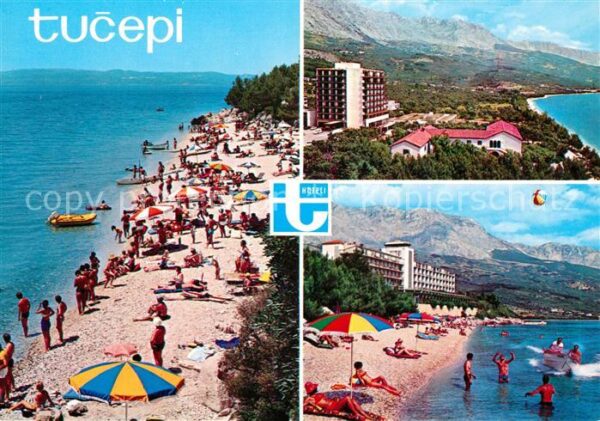 Tucepi Küstenpanorama Strand