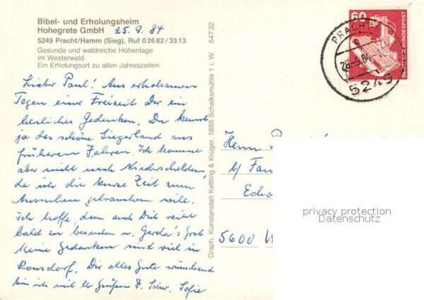 Pracht Hamm Bibel- und Erholungsheim Hohegrete GmbH – Bild 2
