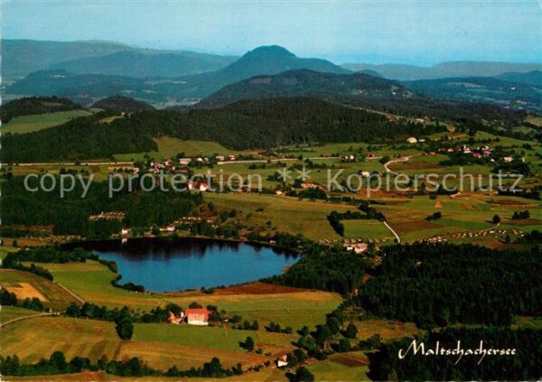 Maltschachersee Feriendorf Fliegeraufnahme