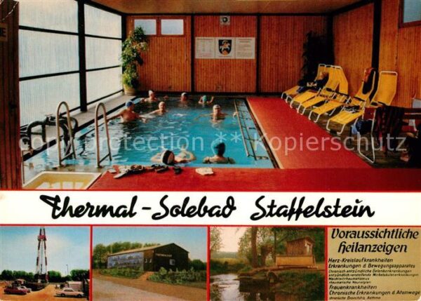 Staffelstein Thermal Solebad Bohrstelle 1975 Heilanz