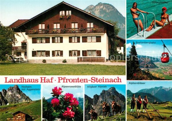 Steinach Pfronten Landhaus Haf Freibad Breitenbergbahn Al