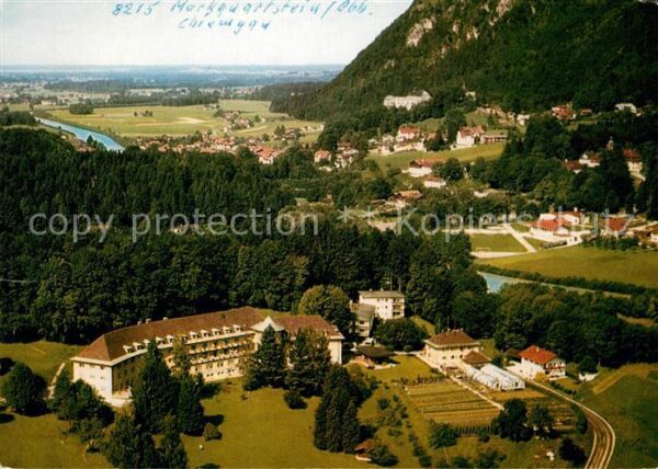 Marquartstein Kneippsanatorium Chiemgau Fliegeraufnah
