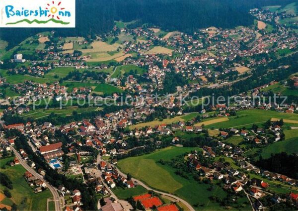 Baiersbronn Schwarzwald Fliegeraufnahme