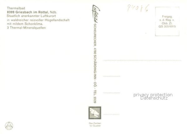 Bad Griesbach Rottal Thermalbad Fliegeraufnahme – Bild 2