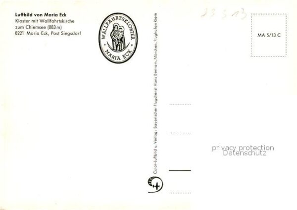 Maria Eck Kloster mit Wallfahrtskirche Fliegerauf – Bild 2