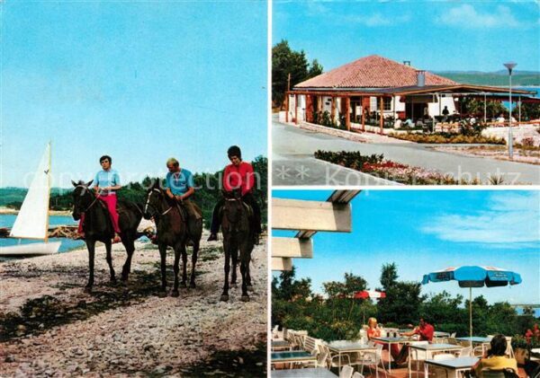 Porec Gaststätte Restaurant Lanterna Terrasse